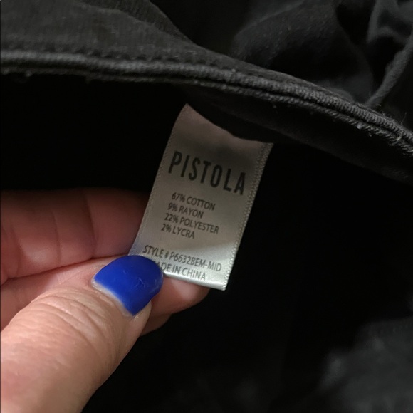 Pistola Women's Classic Black Skinny Jeans - Picture 8 of 9